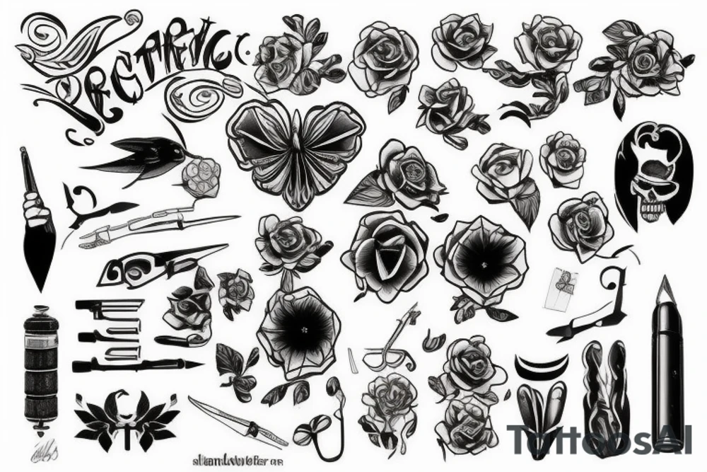Black tattoo idea
