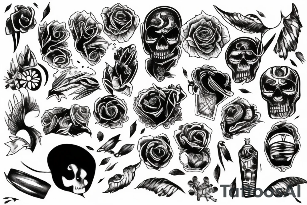 Black tattoo idea