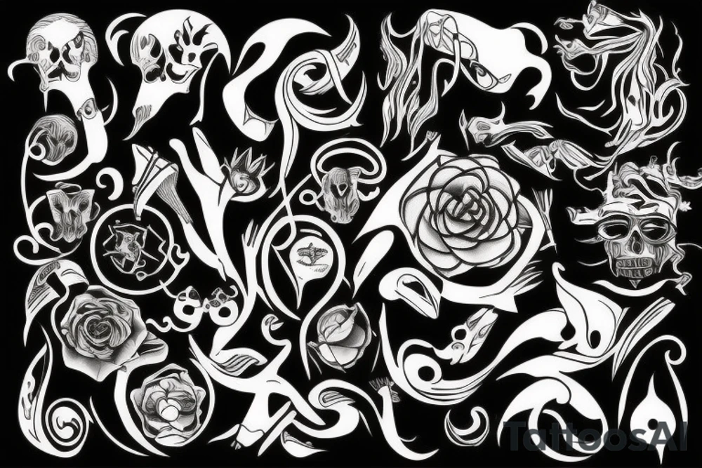 Black tattoo idea