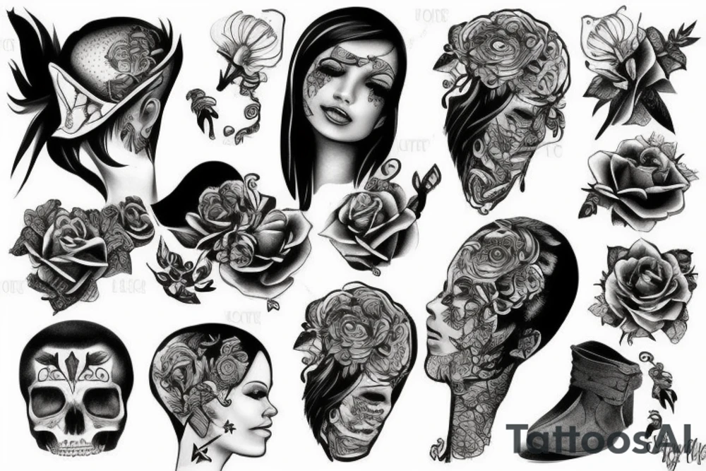 Black tattoo idea