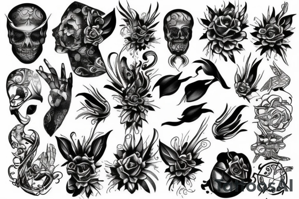 Black tattoo idea