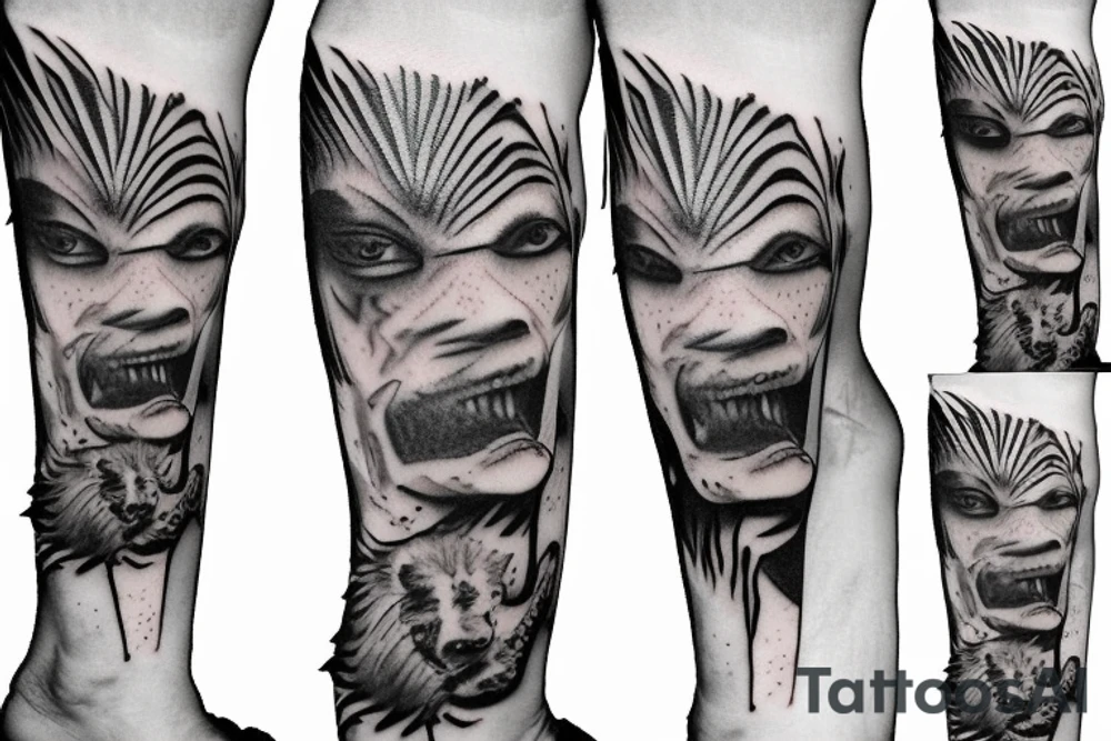 Jungle beach animals cahal pech Belize tattoo idea