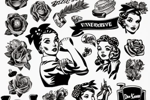 Rosie the riveter tattoo idea