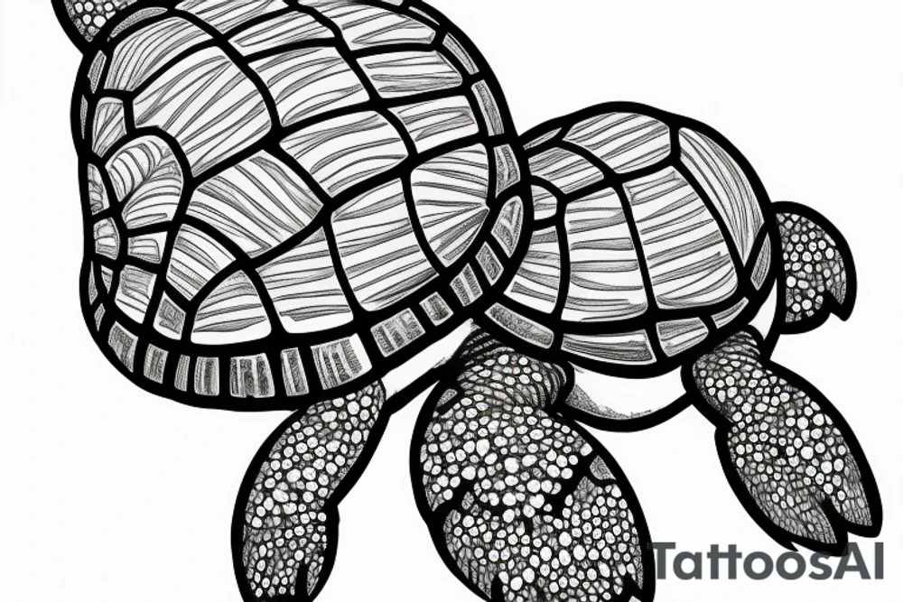 box turtle tattoo idea