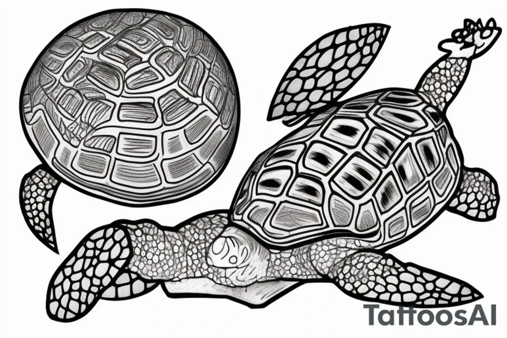 box turtle tattoo idea