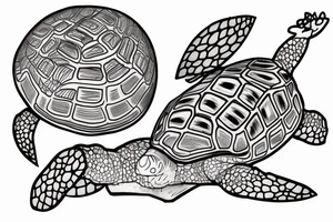 box turtle tattoo idea