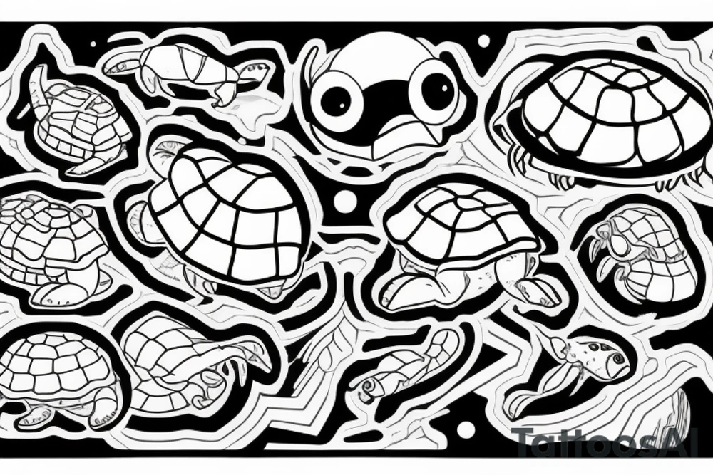 box turtle tattoo idea