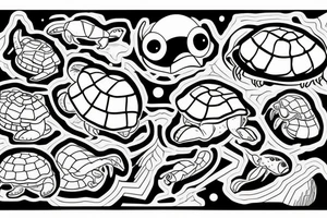 box turtle tattoo idea