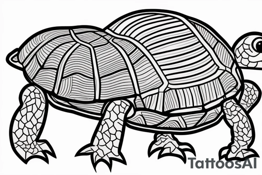 box turtle tattoo idea
