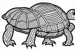 box turtle tattoo idea