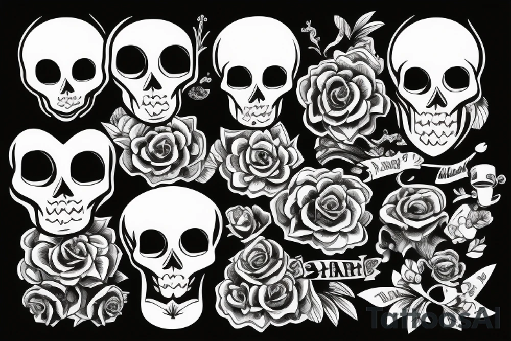 Skeleton holding a camera tattoo idea