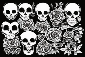Skeleton holding a camera tattoo idea