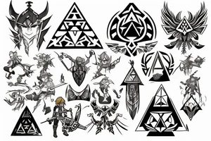 The Legend of Zelda tattoo idea