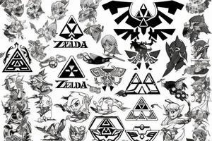 The Legend of Zelda tattoo idea