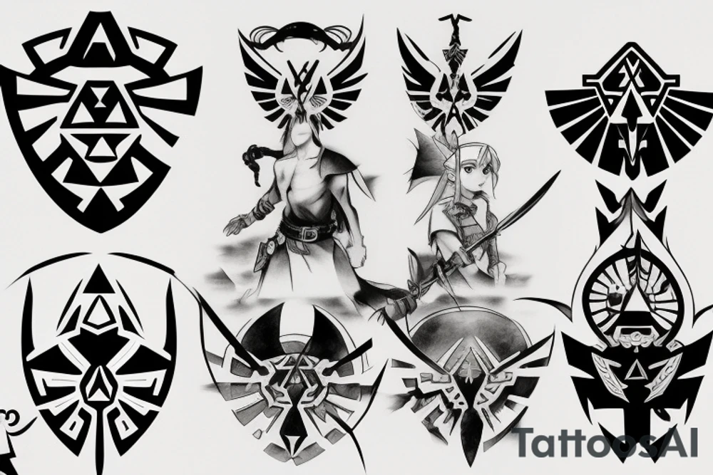 The Legend of Zelda tattoo idea