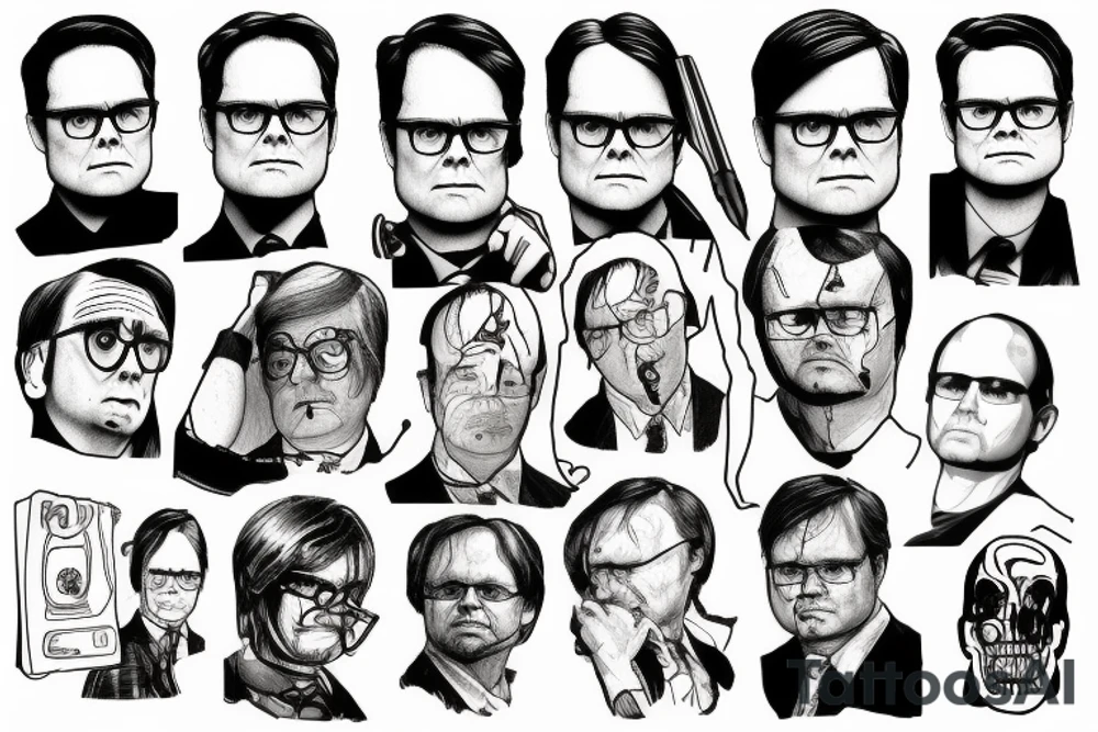 dwight schrute tattoo idea