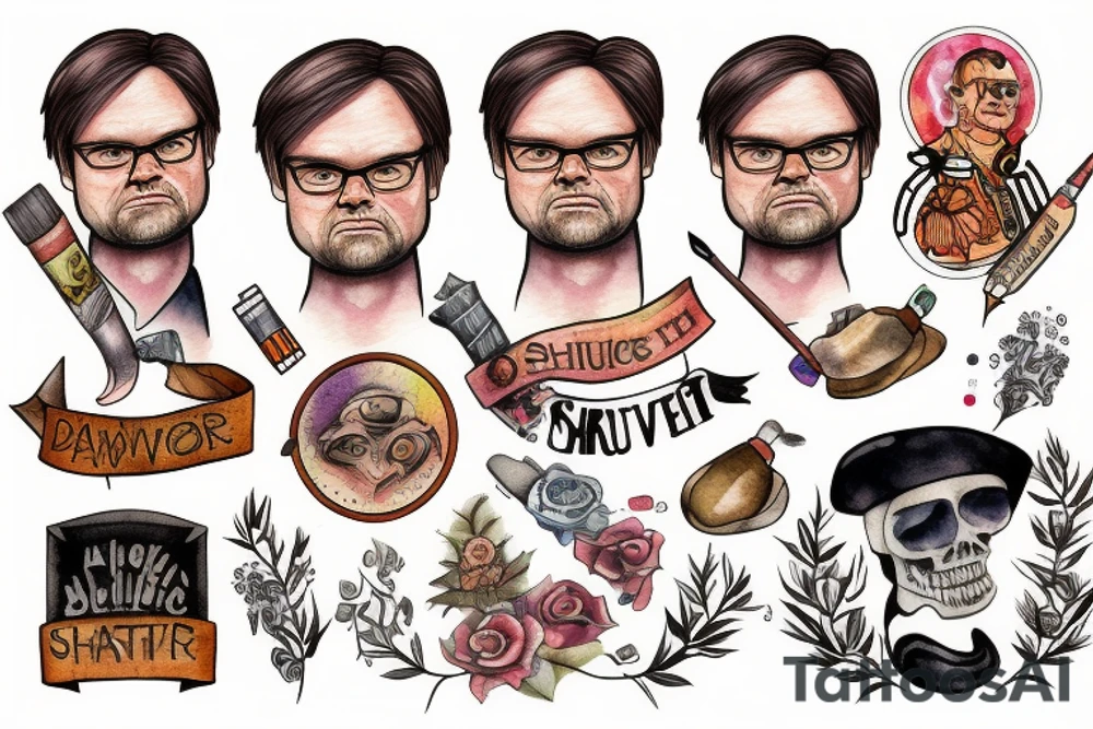 dwight schrute tattoo idea