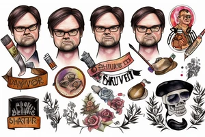 dwight schrute tattoo idea