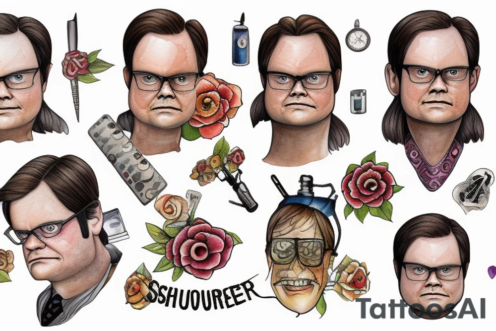 dwight schrute tattoo idea