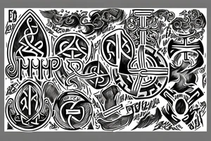 Viking runes tattoo idea