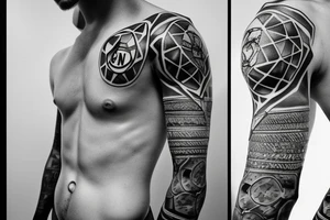 Cristiano Ronaldo UCL tattoo idea