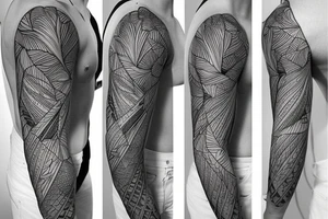 Nature sleeve tattoo idea
