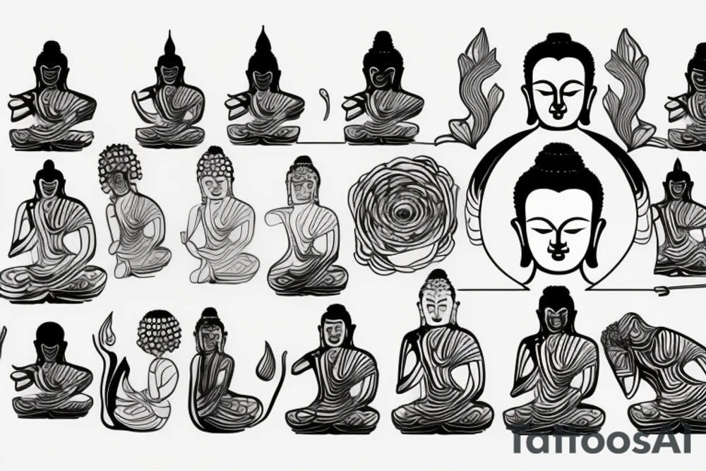 Buddha tattoo idea