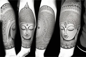 Buddha tattoo idea