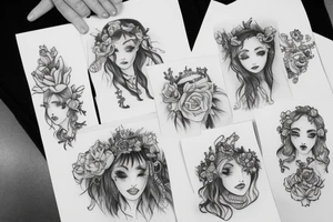 Three daughters tattoo idea