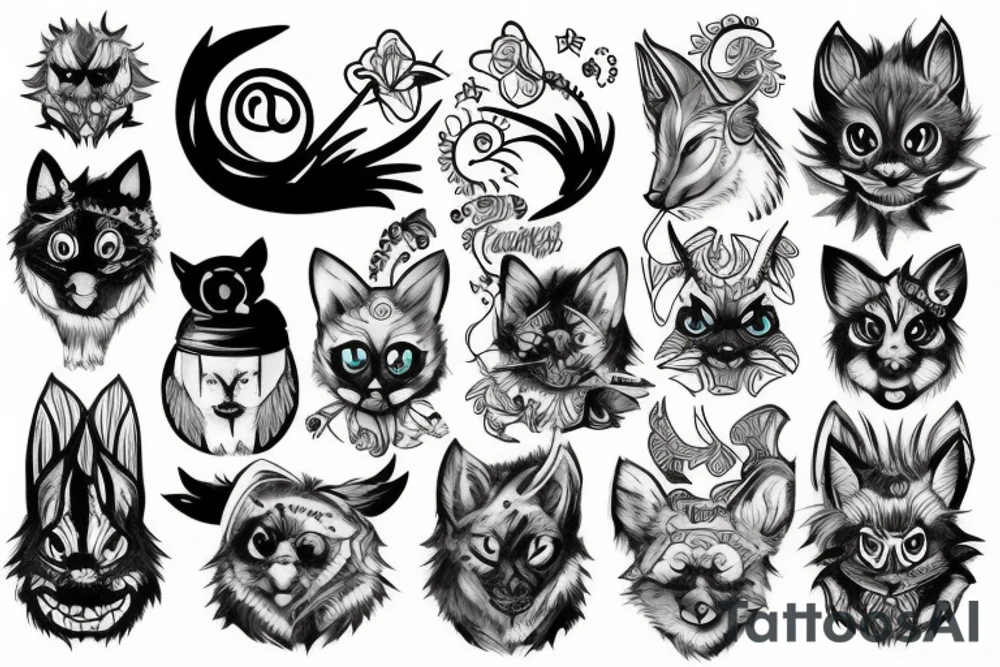 Furry tattoo idea