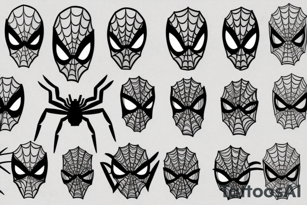 Spider man tattoo idea