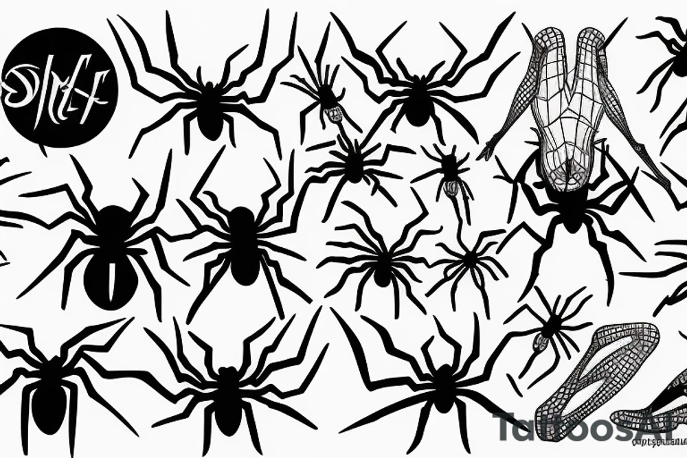 Spider man tattoo idea