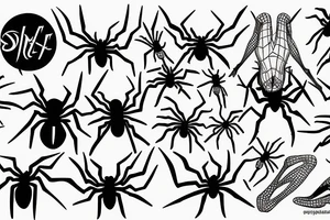 Spider man tattoo idea