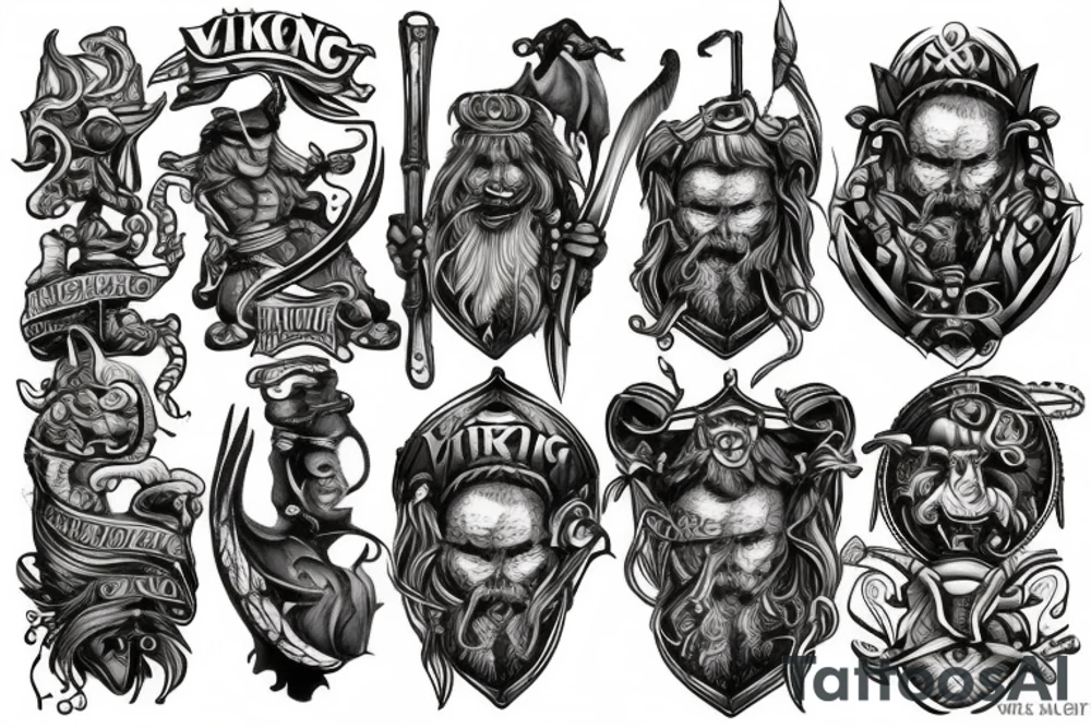 Viking tattoo idea