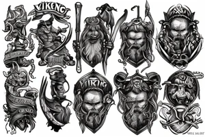 Viking tattoo idea