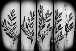 Olive branch tattoo idea