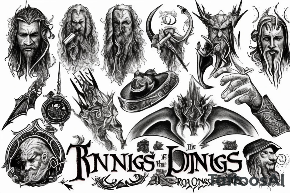 Lord of the Rings tattoo idea