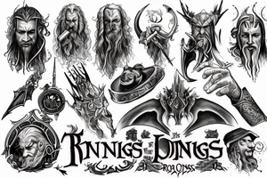 Lord of the Rings tattoo idea