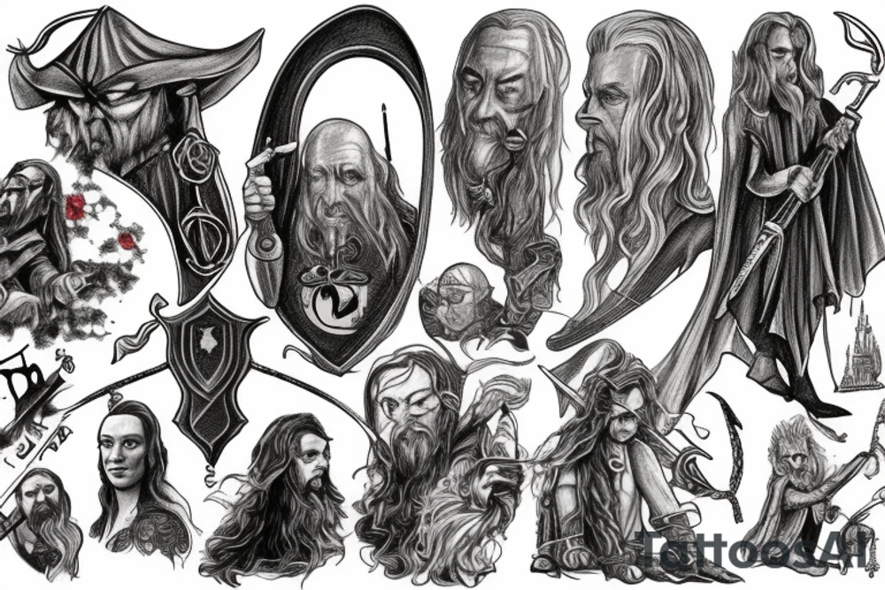 Lord of the Rings tattoo idea