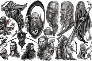 Lord of the Rings tattoo idea