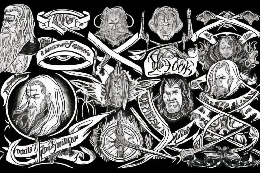 Lord of the Rings tattoo idea