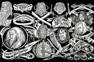 Lord of the Rings tattoo idea