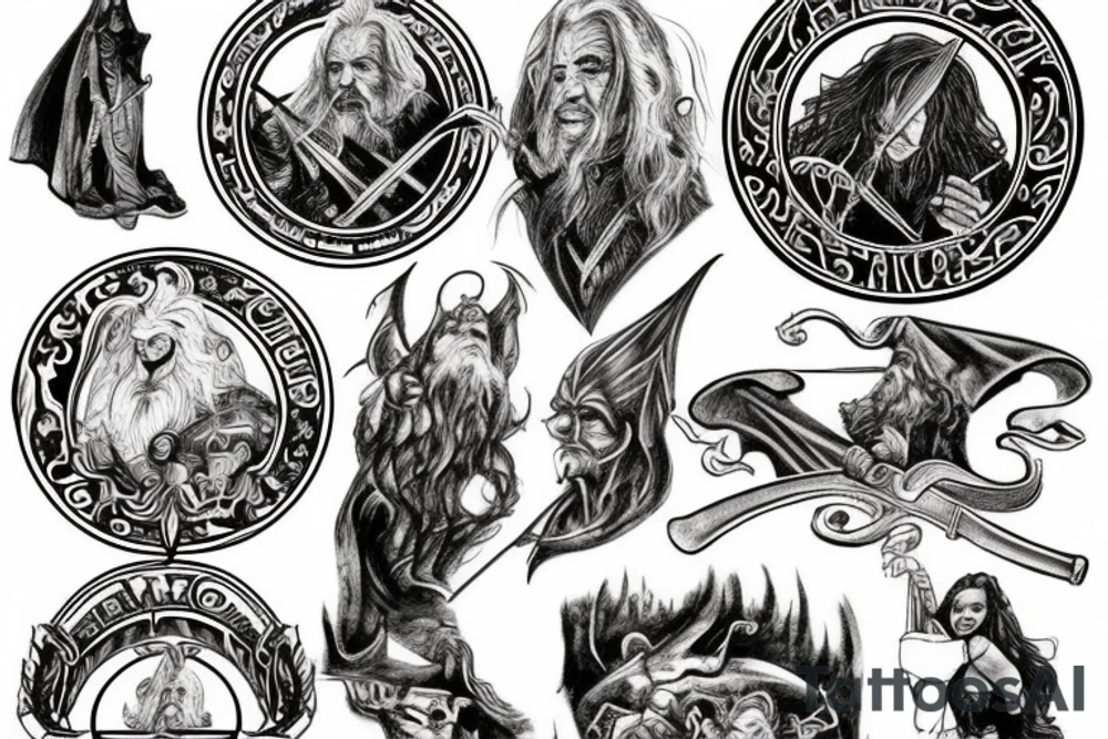Lord of the Rings tattoo idea