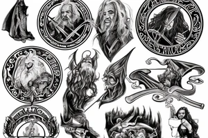 Lord of the Rings tattoo idea