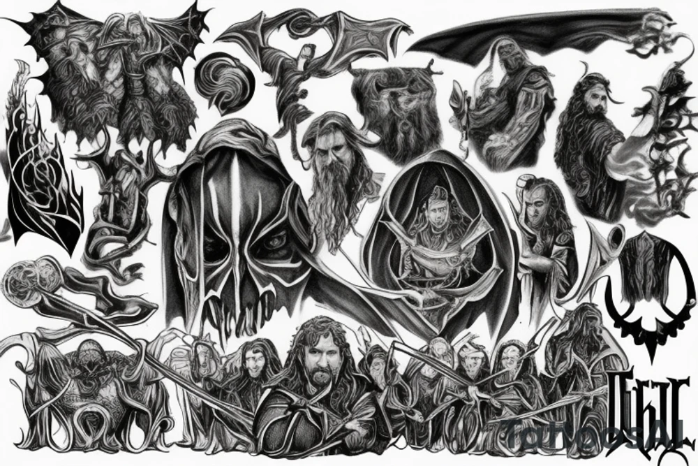 Lord of the Rings tattoo idea