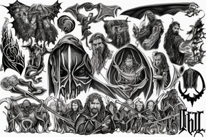 Lord of the Rings tattoo idea