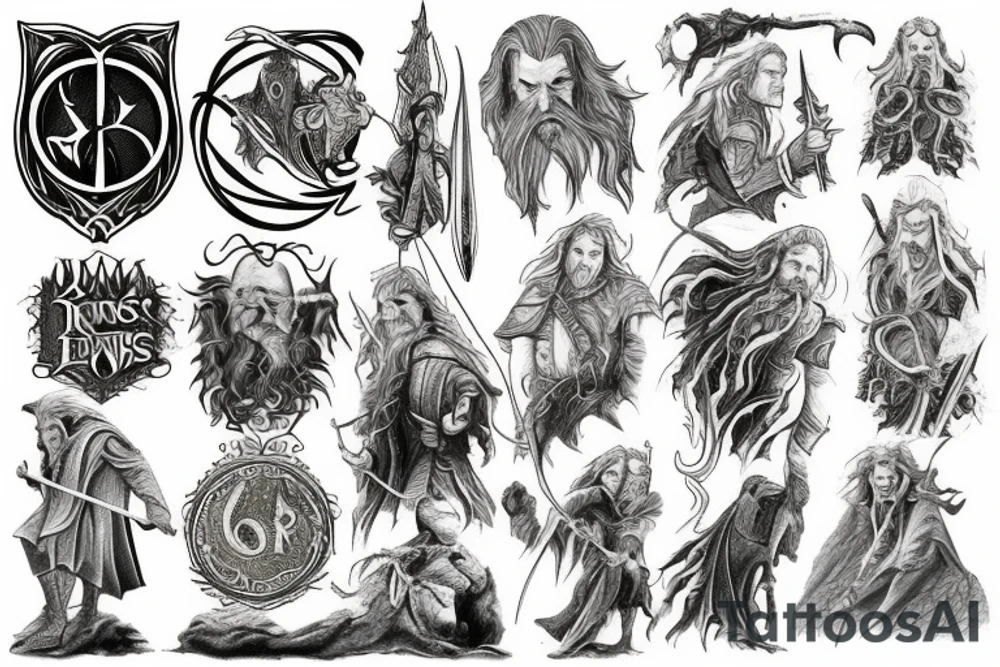 Lord of the Rings tattoo idea