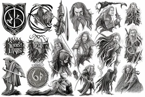 Lord of the Rings tattoo idea