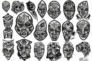 Diamond tattoo idea