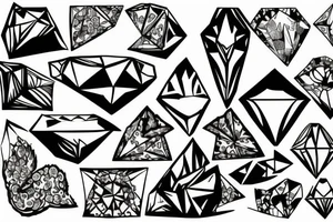 Diamond tattoo idea